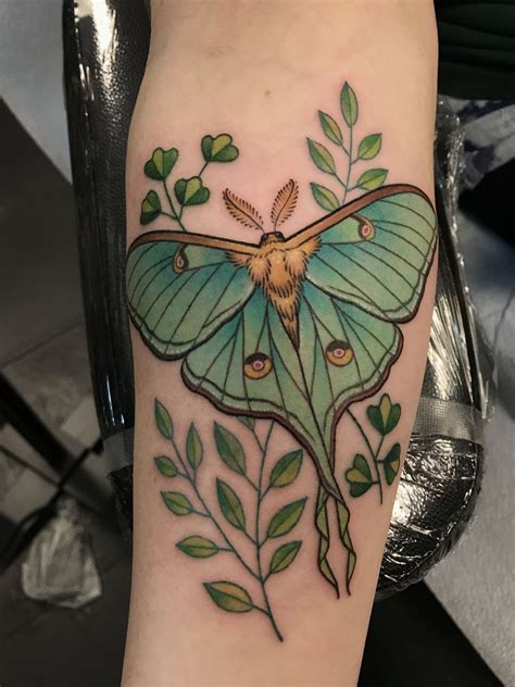 black luna moth tattoo|100 Luna Moth Tattoos: Meaning, Designs and Styles